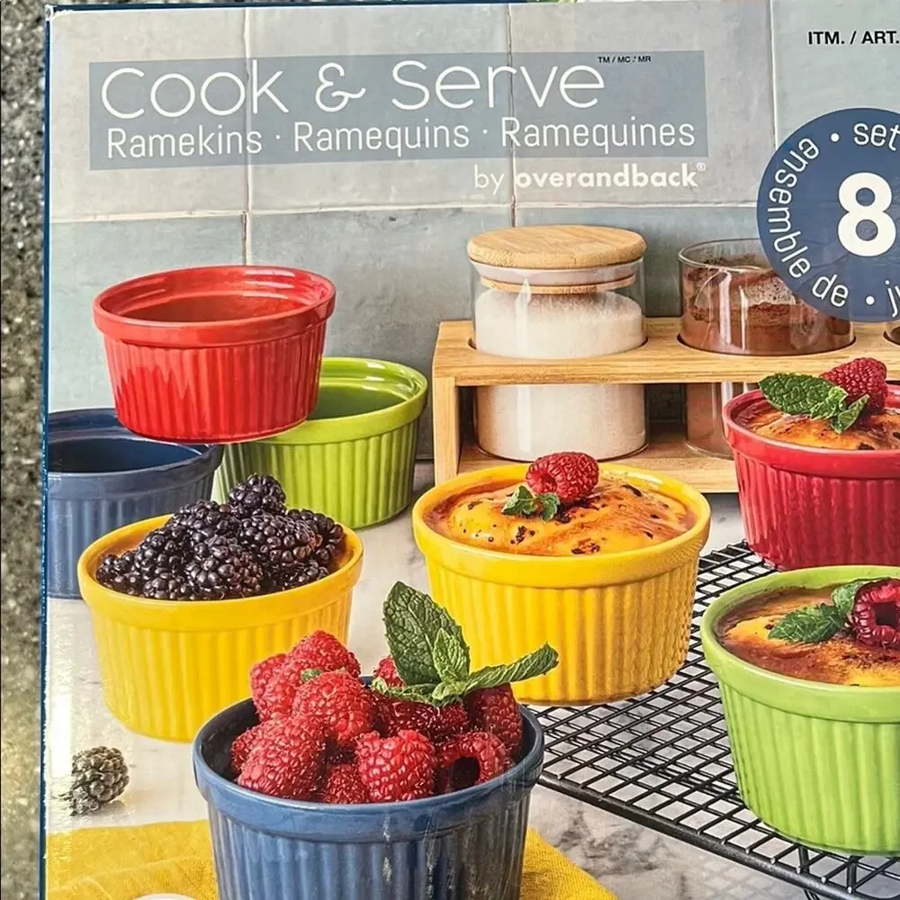 Vibrant Ramekin set of 8